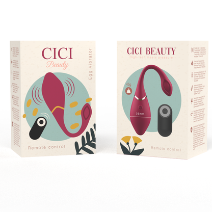 CICI BEAUTY - PREMIUM SILICONE EGG VIBRATOR REMOTE CONTROL - 1