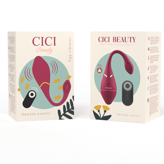 CICI BEAUTY - PREMIUM SILICONE EGG VIBRATOR REMOTE CONTROL - 1