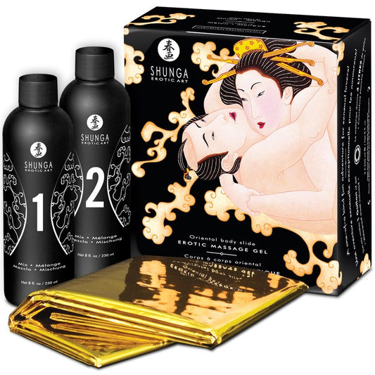SHUNGA - ORIENTAL MELON MANGO EROTIC BODY TO BODY MASSAGE GEL - 1