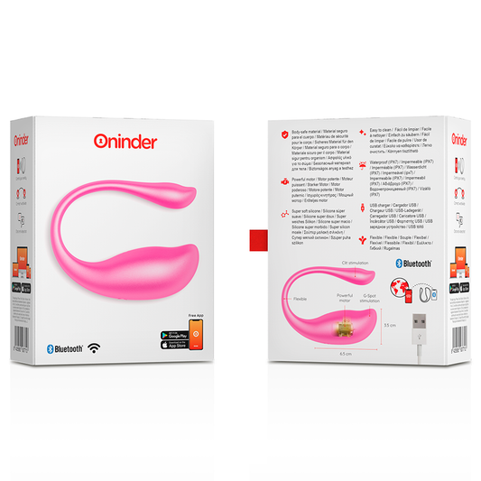 ONINDER - NAIROBI VIBRATING EGG BLACK - FREE APP - 1
