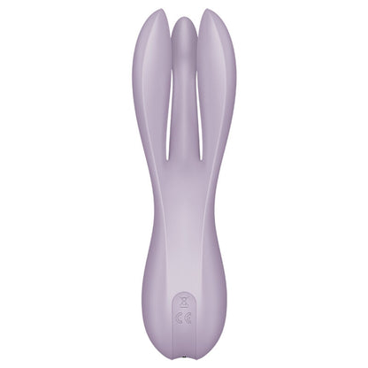 SATISFYER - THREESOME 2 VIBRATOR VIOLET - BLACK - 6