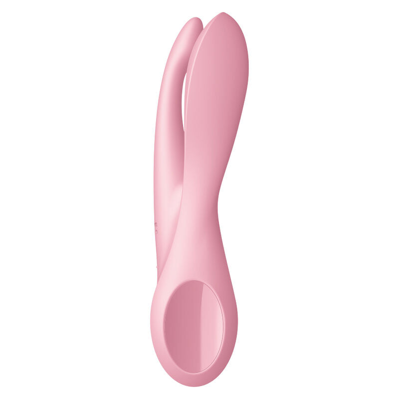 SATISFYER - THREESOME 1 VIBRATOR PINK - BLUE - 9