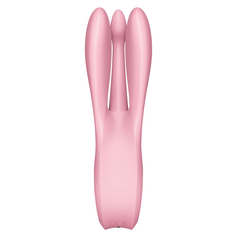 SATISFYER - THREESOME 1 VIBRATOR PINK - BLUE - 6