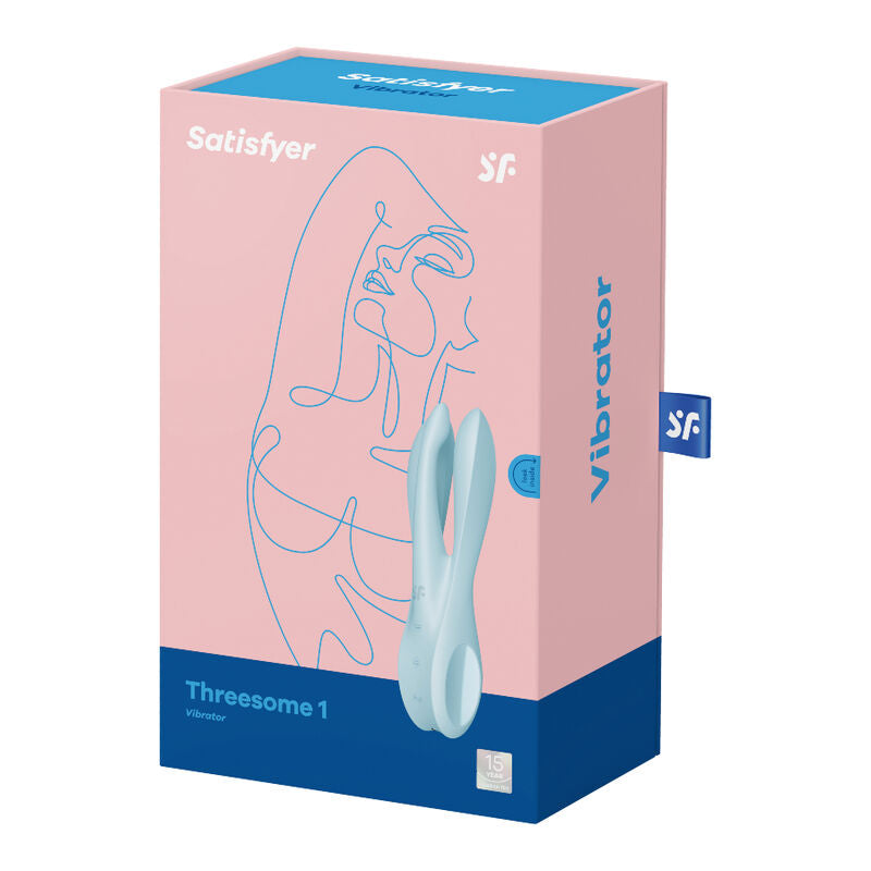 SATISFYER - THREESOME 1 VIBRATOR PINK - 3