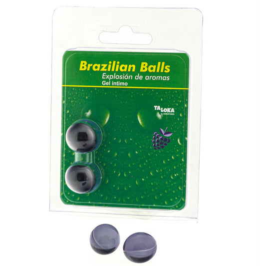 TALOKA - 2 BRAZILIAN BALLS BERRIES INTIMATE GEL - 1