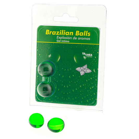 TALOKA - 2 BRAZILIAN BALLS MINT INTIMATE GEL - 1