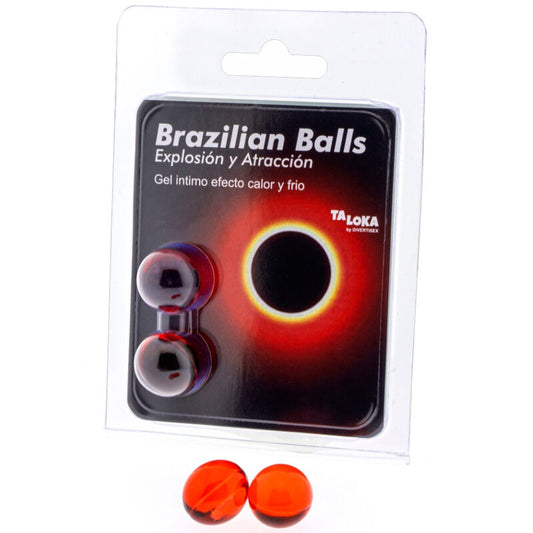 TALOKA - 2 BRAZILIAN BALLS HOT & COLD EFFECT EXCITING GEL - 1