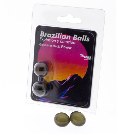 TALOKA - 2 BRAZILIAN BALLS POWER EFFECT EXCITING GEL - 1