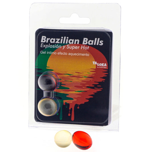 TALOKA - 2 BRAZILIAN BALLS SUPER HOT EFFECT EXCITING GEL - 1