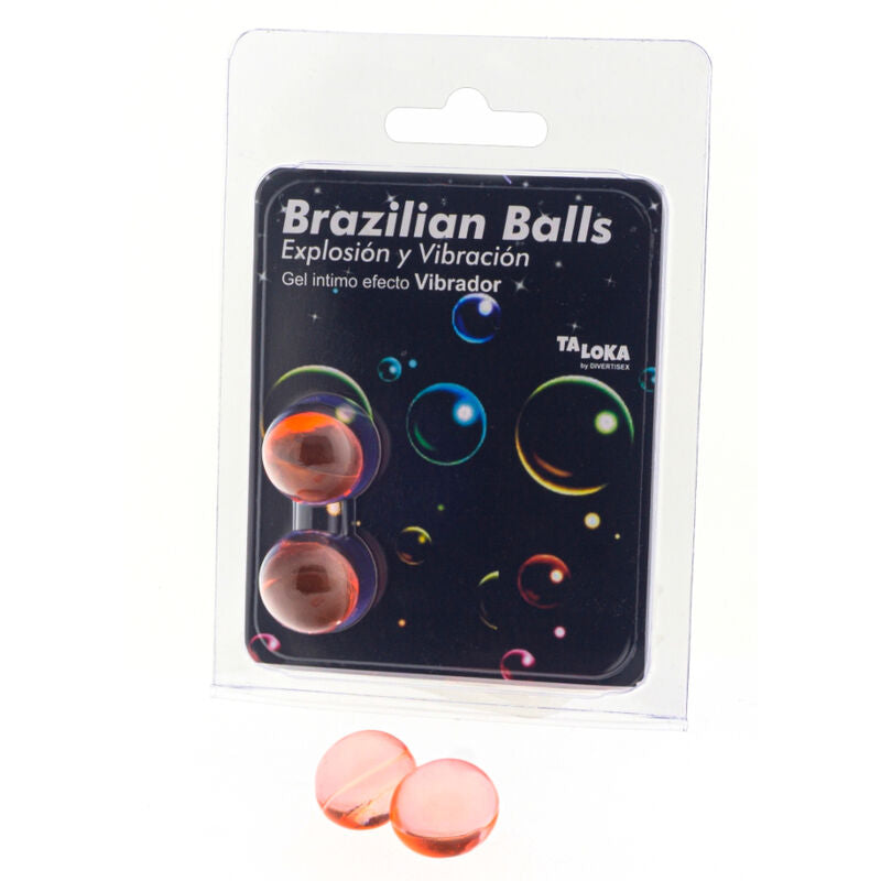 TALOKA - 2 BRAZILIAN BALLS VIBRATING EFFECT EXCITING GEL - 1