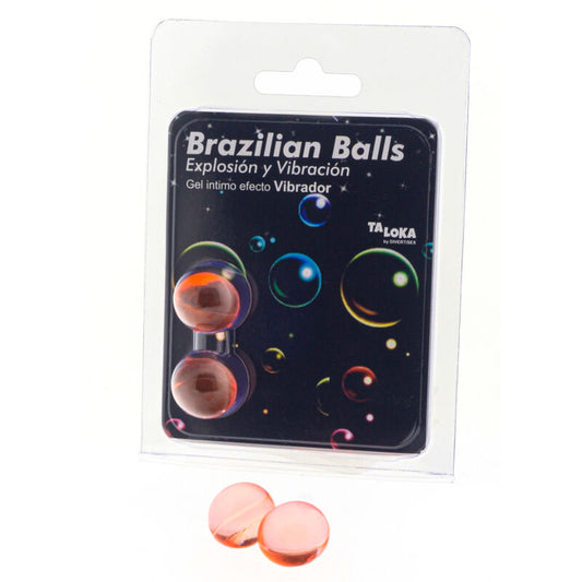 TALOKA - 2 BRAZILIAN BALLS VIBRATING EFFECT EXCITING GEL - 1