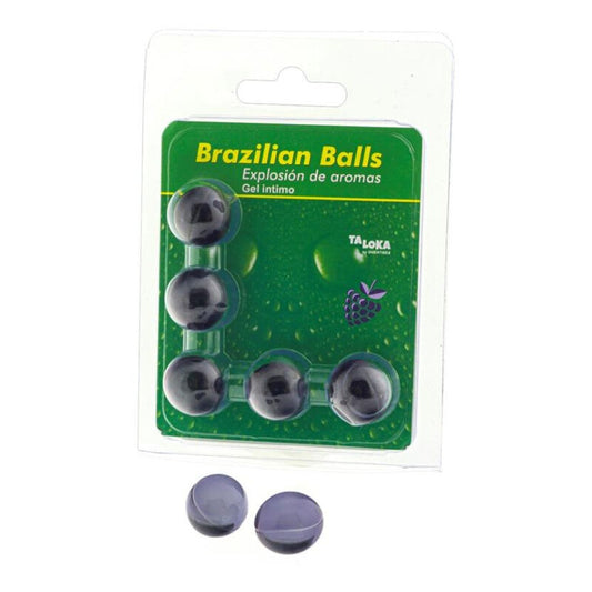 TALOKA - 5 BRAZILIAN BALLS BERRIES INTIMATE GEL - 1