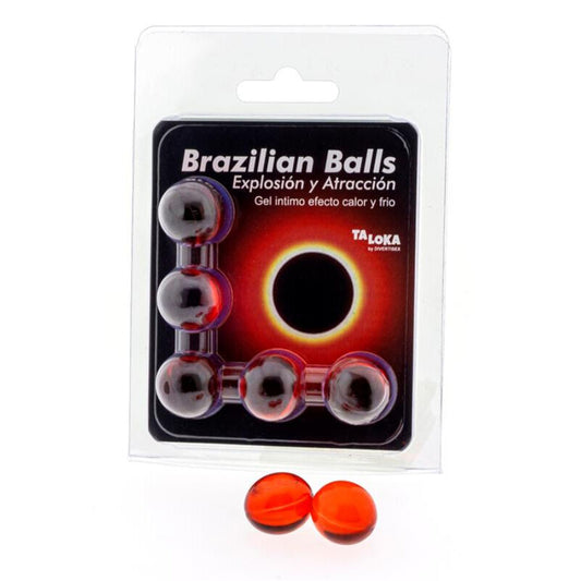 TALOKA - 5 BRAZILIAN BALLS HOT & COLD EFFECT EXCITING GEL - 1