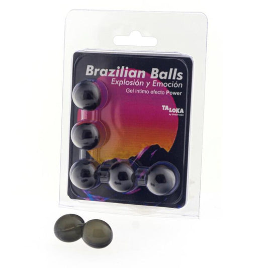 TALOKA - 5 BRAZILIAN BALLS POWER EFFECT EXCITING GEL - 1