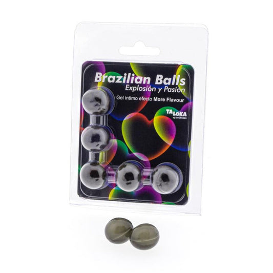 TALOKA - 5 BOULES BRÉSILIENNES PLUS DE SAVEUR EFFET GEL EXCITANT