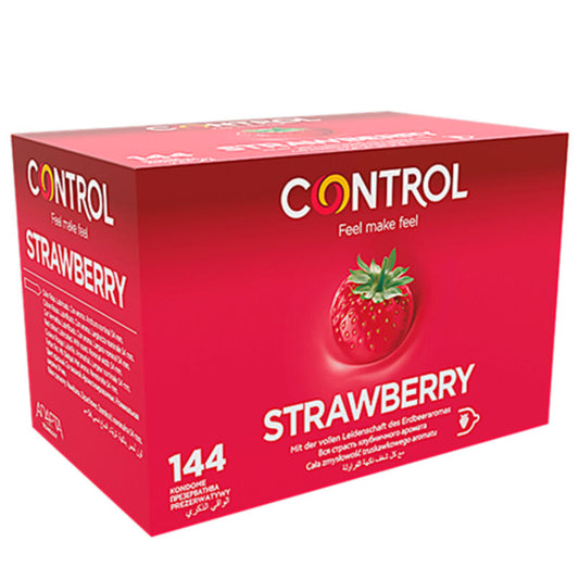CONTROL - ADAPTA STRAWBERRY CONDOMS 144 UNITS - 1
