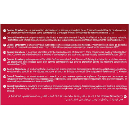 CONTROL - ADAPTA STRAWBERRY CONDOMS 144 UNITS - 2