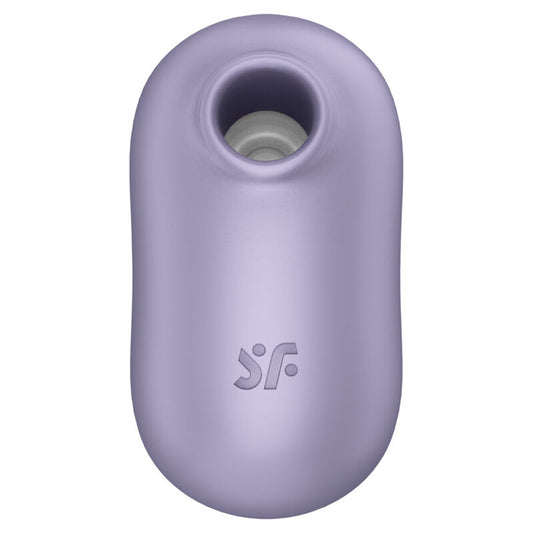 SATISFYER - PRO TO GO 2 DOUBLE AIR PULSE STIMULATOR & VIBRATOR GREEN - 1