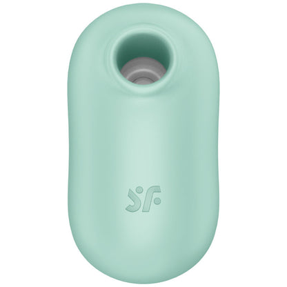 SATISFYER - PRO TO GO 2 DOUBLE AIR PULSE STIMULATOR & VIBRATOR GREEN - BEIGE - 14