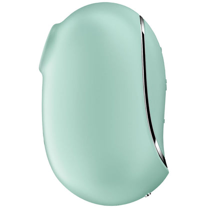 SATISFYER - PRO TO GO 2 DOUBLE AIR PULSE STIMULATOR & VIBRATOR GREEN - BEIGE - 13