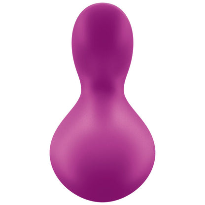 SATISFYER - VIVA LA VULVA 3 LAY-ON VIBRATOR GREEN - MORADO - 3