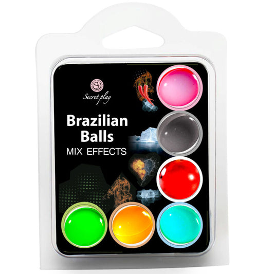 SECRET PLAY SET 6 BRAZILIAN BALLS MIX EFFECT - 1