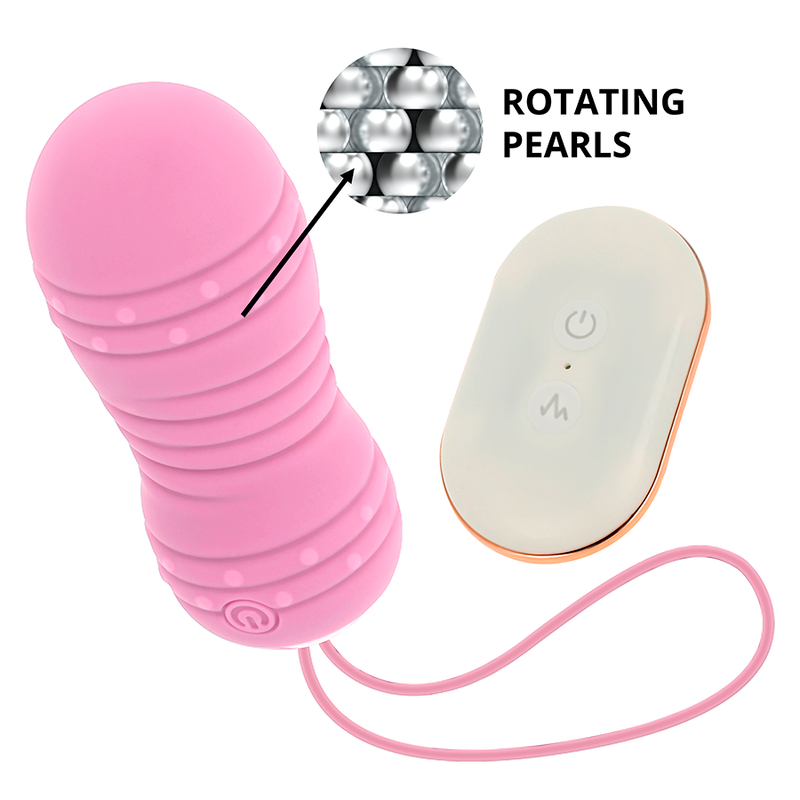 OHMAMA - REMOTE CONTROL EGG 7 MODES ROTATION PINK - 3