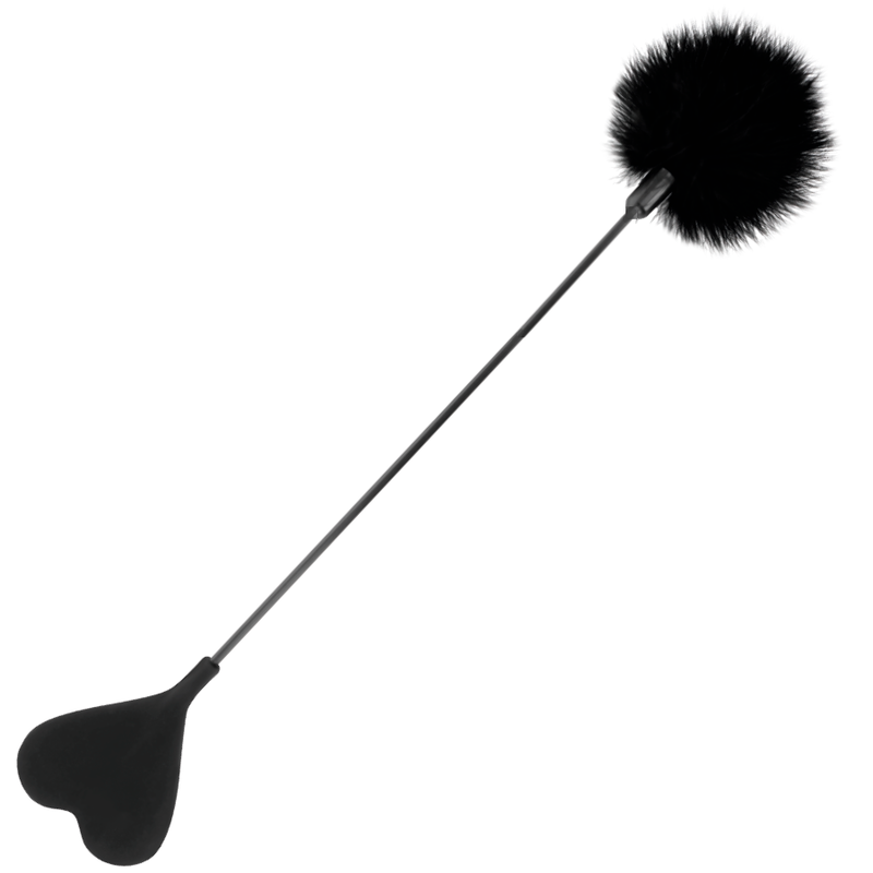 DARKNESS - BLACK LOVE FEATHER WHIP 40 CM - 2