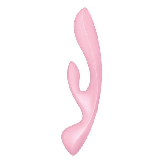 SATISFYER - TRIPLE OH HYBRID VIBRATION BLUE - 1