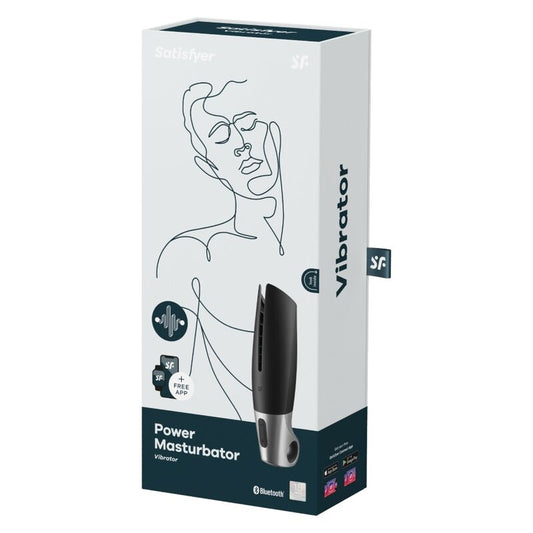 SATISFYER - POWER MASTURBATOR BLACK - 1