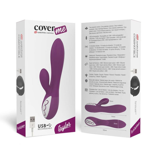 COVERME - TAYLOR VIBRATOR COMPATIBLE WITH WATCHME WIRELESS TECHNOLOGY - 1