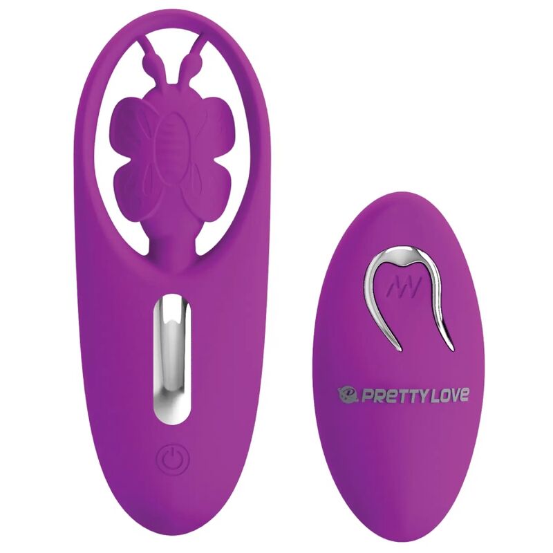 PRETTY LOVE - DANCING BUTTERFLY STIMULATOR FOR PANTIES WITH REMOTE CONTROL LILAC - 4