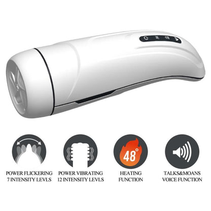 PRETTY LOVE - MALE MASTURBATOR MARISSA VIBRATION, HEAT, VOICE AND SUCTION