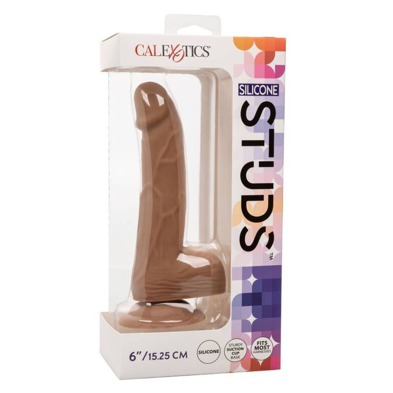 CALEXOTICS - SILICONE STUDS 15.24 CM BROWN - 10