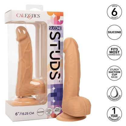 CALEXOTICS - 15.24 CM SILICONE STUDS LEATHER