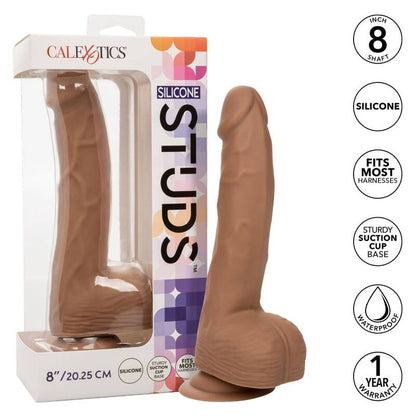 CALEXOTICS - 20.32 CM BROWN SILICONE STUDS