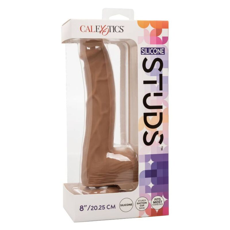 CALEXOTICS - 20.32 CM BROWN SILICONE STUDS
