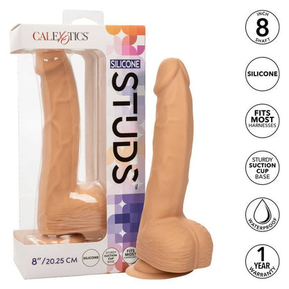CALEXOTICS - 20.32 CM SILICONE STUDS LEATHER