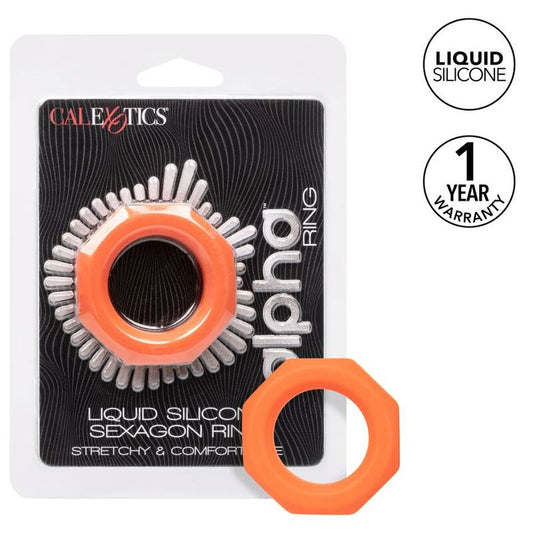 CALEXOTICS - ALPHA SEXAGON RING ORANGE - 1