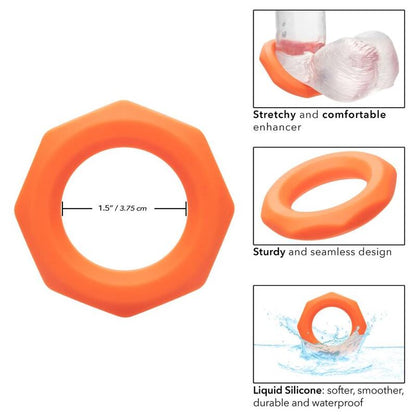 CALEXOTICS - ALPHA SEXAGON RING ORANGE - 3