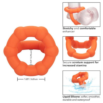 CALEXOTICS - ALPHA ALL STAR RING ORANGE - 9