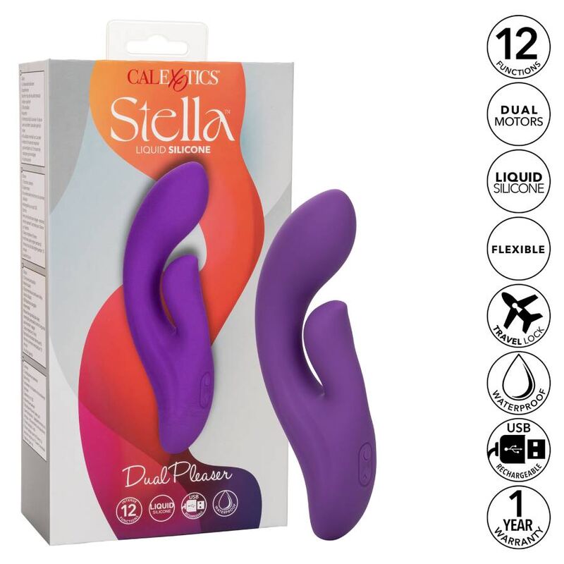 CALEXOTICS - STELLA DUAL PLEASER VIOLET - 4