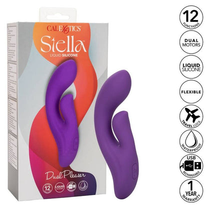 CALEXOTICS - STELLA DUAL PLEASER VIOLET - 4