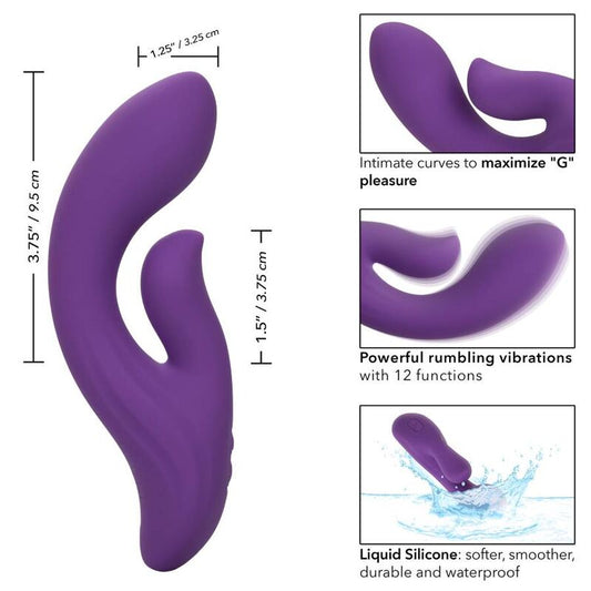 CALEXOTICS - STELLA DUAL PLEASER VIOLET - 1