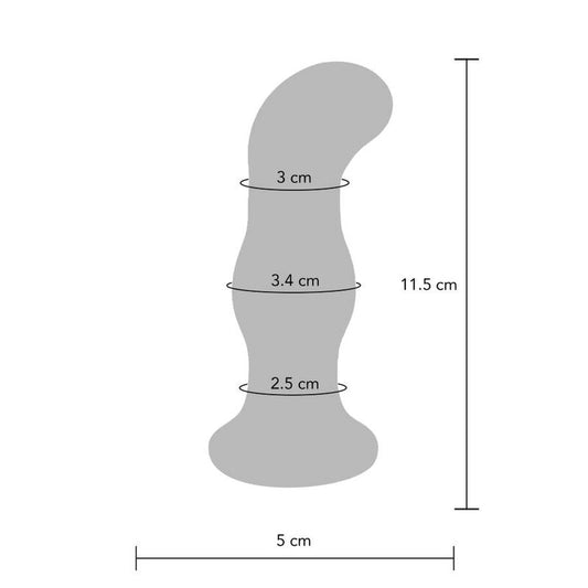 TOYJOY - THE GLEAMING VIBRATING GLAS BUTTPLUG - 1