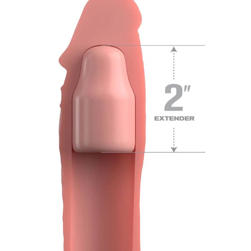 FANTASY X- TENSIONS - PIPEDREAMS EXTENSION W STRAP 15,24 CM SKIN - 2