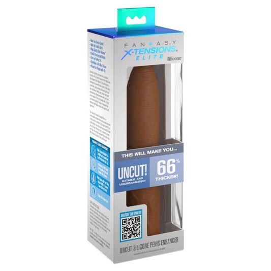 FANTASY X- TENSIONS - PIPEDREAMS UNCUT SLEEVE EXTENSION 17.78 CM CARAMEL