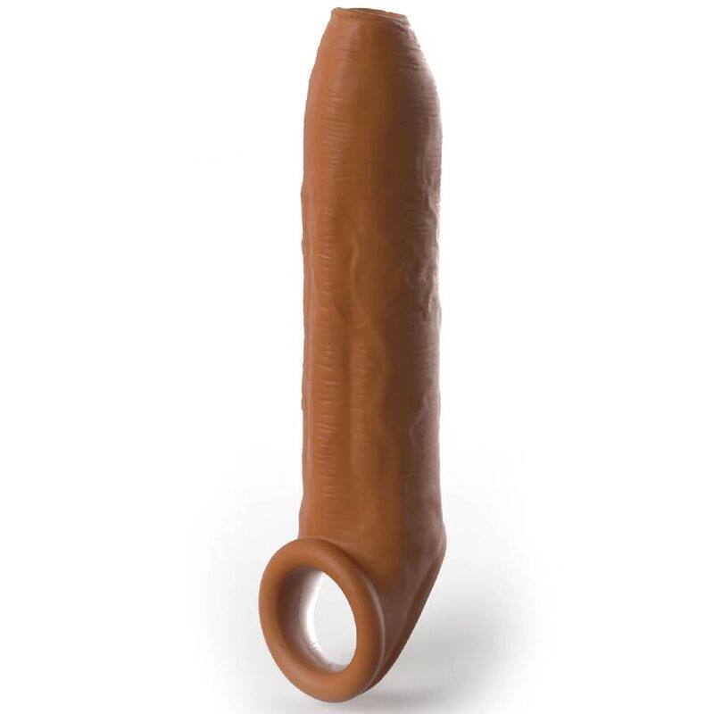 PIPEDREAMS - SLEEVE UNCUT 17,78 CM W STRAP CARAMEL - 1