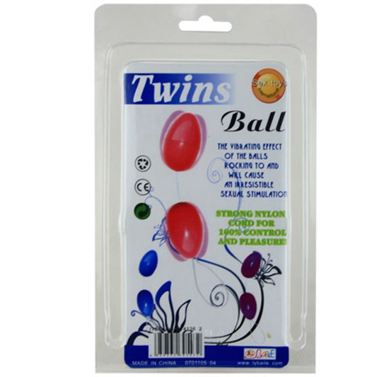 BAILE - TWINS BALLS PINK ANAL BALLS - 1