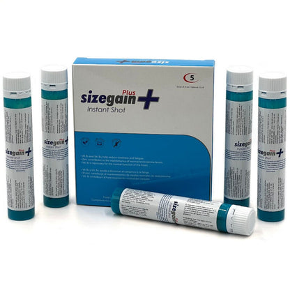 500 COSMETICS -SIZEGAIN PLUS INSTANT SHOT MALE ENERGIZER 5 UNITS (EXPIRATION DATE SOON) - 3